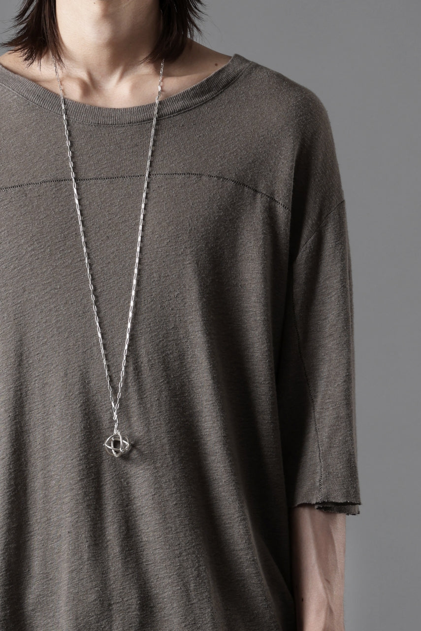 画像をギャラリービューアに読み込む, thom/krom SMOOTH FIT T-SHIRT / VISCOSE LINEN JERSEY (ROCK)
