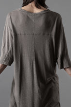 画像をギャラリービューアに読み込む, thom/krom SMOOTH FIT T-SHIRT / VISCOSE LINEN JERSEY (ROCK)