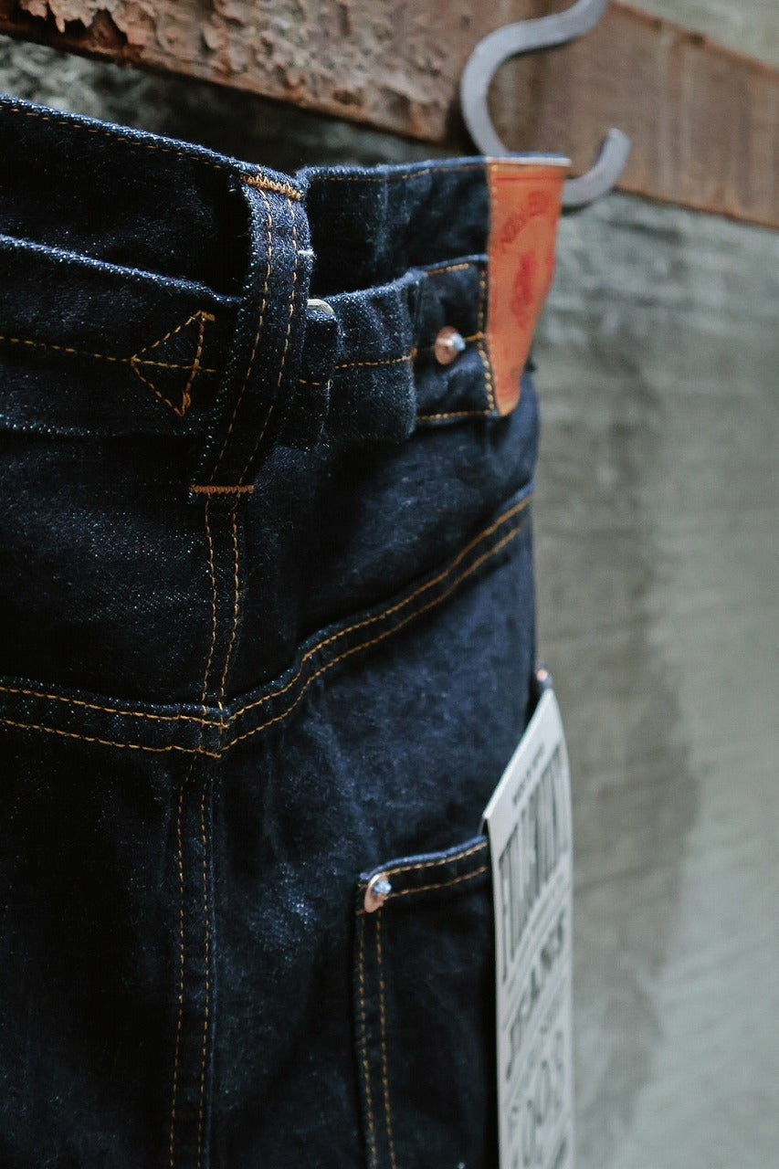 FULLCOUNT x N/07 x LOOM exclusive WIDE TAPERED DENIM PANTS / 11.5oz ZIMBABWE DENIM (INDIGO BLUE / ONE WASHED)