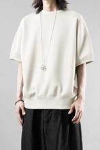 画像をギャラリービューアに読み込む, N/07 CINCHED HEM TOP / RIBBED CARDBOARD KNIT JERSEY (LIGHT BEIGE)
