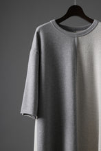 Load image into Gallery viewer, N/07 -one make- FRONT/BACK SWITCHING TOPS / BACK PILE FLEESE (LIGHT GREY)