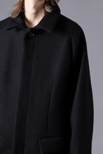 画像をギャラリービューアに読み込む, N/07 exclusive MAC COAT &quot;外套&quot; / VIRGIN WOOL MELTON (BLACK)