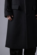 画像をギャラリービューアに読み込む, N/07 exclusive MAC COAT &quot;外套&quot; / VIRGIN WOOL MELTON (BLACK)