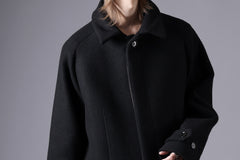 画像をギャラリービューアに読み込む, N/07 exclusive MAC COAT &quot;外套&quot; / VIRGIN WOOL MELTON (BLACK)