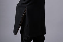 画像をギャラリービューアに読み込む, N/07 exclusive MAC COAT &quot;外套&quot; / VIRGIN WOOL MELTON (BLACK)