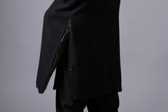 画像をギャラリービューアに読み込む, N/07 exclusive MAC COAT &quot;外套&quot; / VIRGIN WOOL MELTON (BLACK)