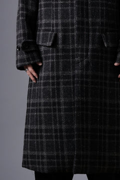 画像をギャラリービューアに読み込む, N/07 exclusive MAC COAT &quot;外套&quot; 格子縞 / SHETLAND WOOL TWEED (CHECK)