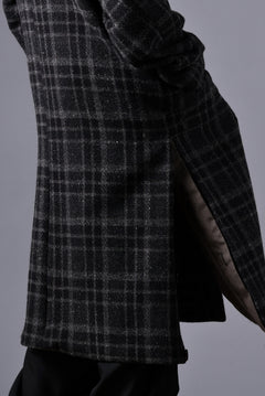 画像をギャラリービューアに読み込む, N/07 exclusive MAC COAT &quot;外套&quot; 格子縞 / SHETLAND WOOL TWEED (CHECK)