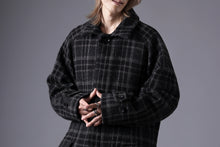 画像をギャラリービューアに読み込む, N/07 exclusive MAC COAT &quot;外套&quot; 格子縞 / SHETLAND WOOL TWEED (CHECK)