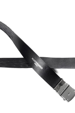 Load image into Gallery viewer, MASTERMIND WORLD DOUBLE-STUD LEATHER BELT 