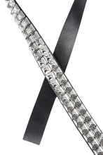 Load image into Gallery viewer, MASTERMIND WORLD DOUBLE-STUD LEATHER BELT 
