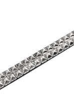Load image into Gallery viewer, MASTERMIND WORLD DOUBLE-STUD LEATHER BELT 
