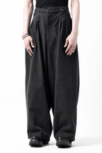 Y's for men 12 TUCKS WIDE TAPERED PANTS / COTTON HEATHER PIGMENT