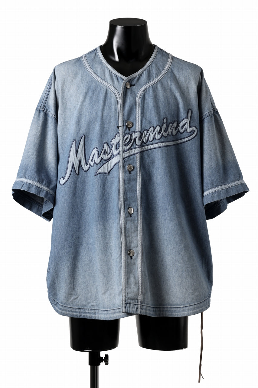 mastermind 13SSリバーシブルスカルジャガードスビンコットンシャツ mastermind Japan超長綿スカルジャガードリバーシブルネルシャツ