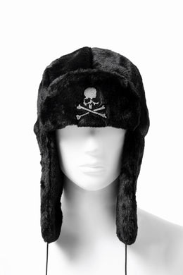 mastermind JAPAN FAUX FUR FLYING CAP (BLACK)