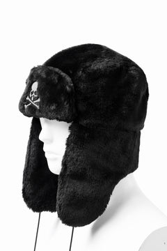 Load image into Gallery viewer, mastermind JAPAN FAUX FUR FLYING CAP (BLACK)