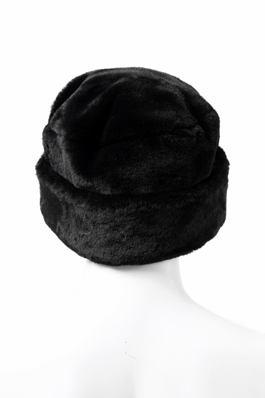 mastermind JAPAN FAUX FUR HAT (BLACK)