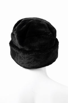 Load image into Gallery viewer, mastermind JAPAN FAUX FUR HAT (BLACK)