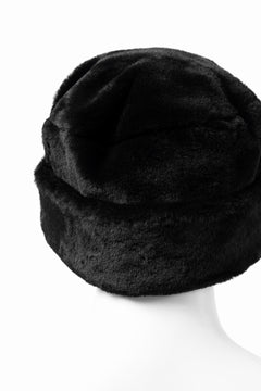 Load image into Gallery viewer, mastermind JAPAN FAUX FUR HAT (BLACK)