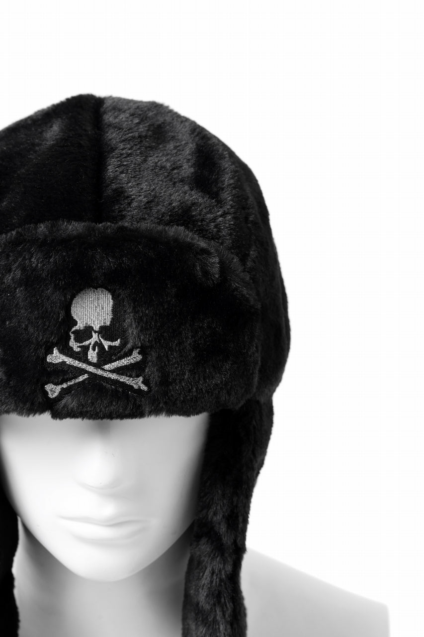 mastermind JAPAN FAUX FUR FLYING CAP (BLACK)