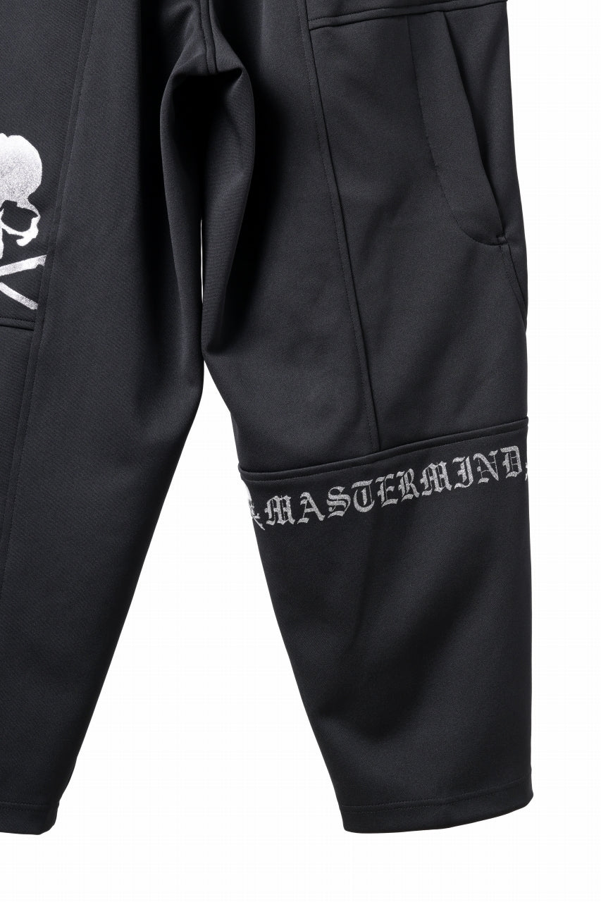 mastermind JAPAN WIDE FIT TROUSERS / HIGH END STRETCH JERSEY (BLACK)