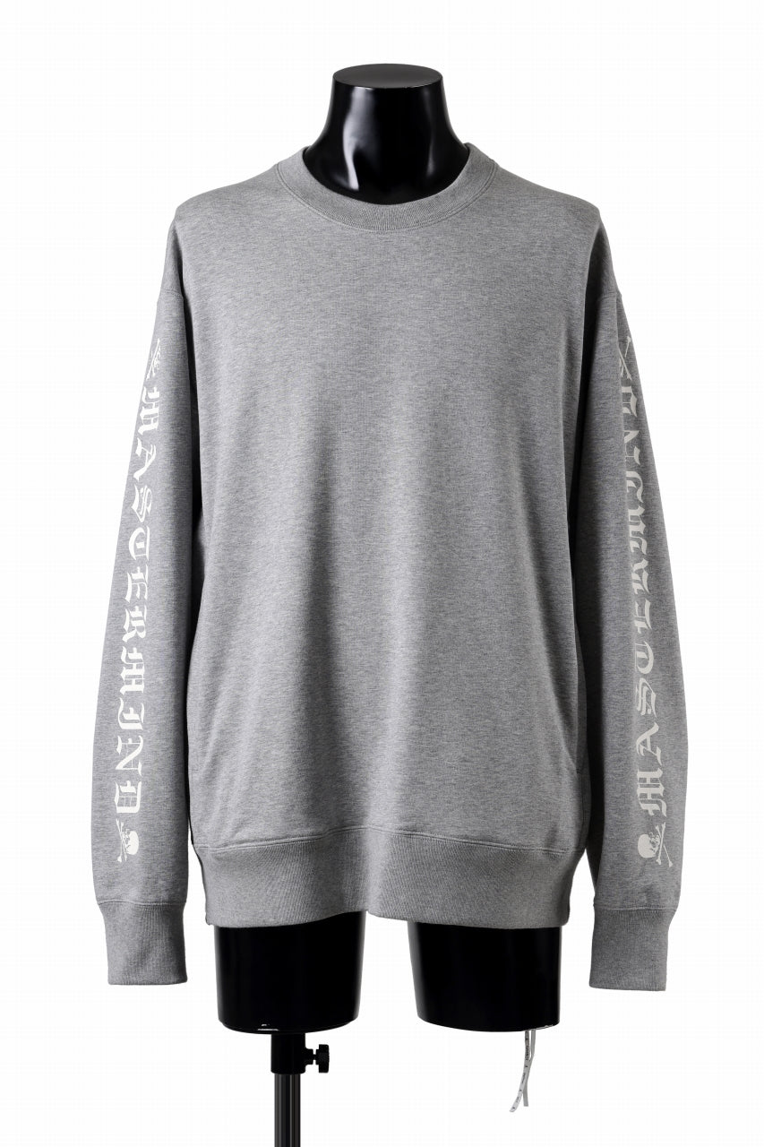 mastermind JAPAN LOGO SWEAT SHIRT / REGULAR FIT (TOP GRAY)