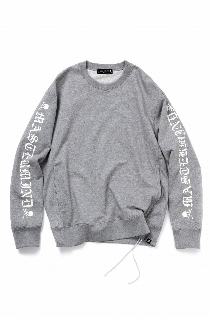 mastermind JAPAN LOGO SWEAT SHIRT / REGULAR FIT (TOP GRAY)