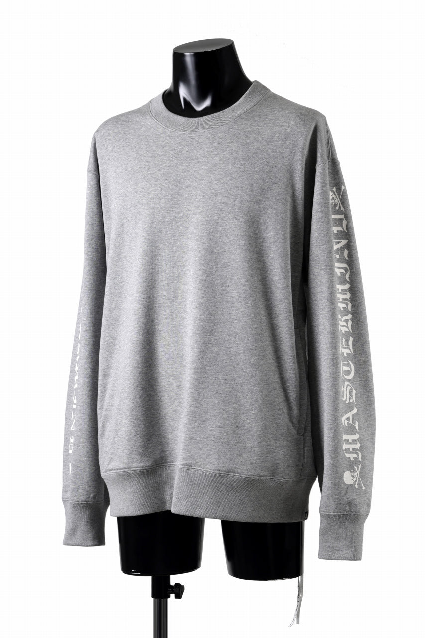 mastermind JAPAN LOGO SWEAT SHIRT / REGULAR FIT (TOP GRAY)