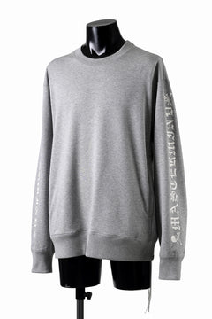 画像をギャラリービューアに読み込む, mastermind JAPAN LOGO SWEAT SHIRT / REGULAR FIT (TOP GRAY)