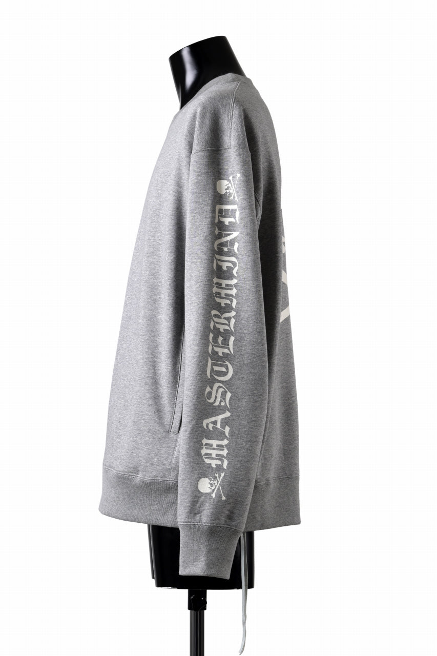 mastermind JAPAN LOGO SWEAT SHIRT / REGULAR FIT (TOP GRAY)