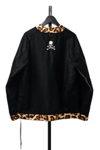 画像をギャラリービューアに読み込む, mastermind JAPAN LEOPARD VELVET CARDIGAN JACKET (BLACK x YELLOW)