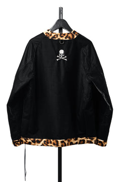 画像をギャラリービューアに読み込む, mastermind JAPAN LEOPARD VELVET CARDIGAN JACKET (BLACK x YELLOW)