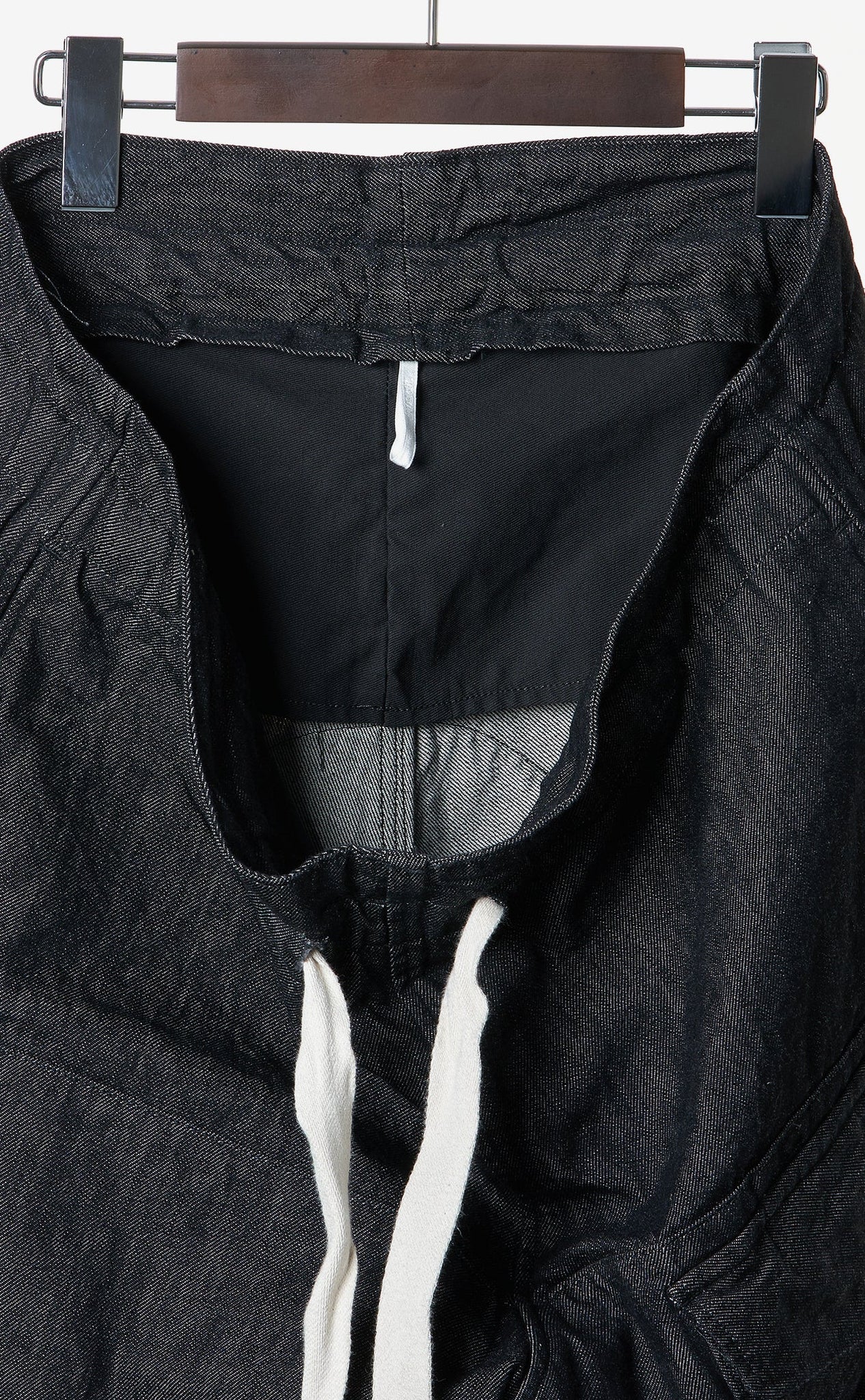 sus-sous trousers MK-1 / 11.5oz supima silket denim (BLACK)