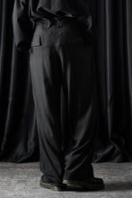 画像をギャラリービューアに読み込む, Y's for men SUSPENDER PANTS / HEATHER STRIPES RAYON (BLACK)