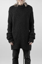 Load image into Gallery viewer, thom/krom MOCK NECK KNIT PULLOVER / ALPACA WOOL (BLACK)