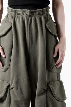 Load image into Gallery viewer, entire studios HEAVY GOCAR SWEAT PANTS (MILITARY)