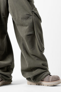 画像をギャラリービューアに読み込む, entire studios HEAVY GOCAR SWEAT PANTS (MILITARY)