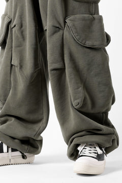 Load image into Gallery viewer, entire studios HEAVY GOCAR SWEAT PANTS (MILITARY)