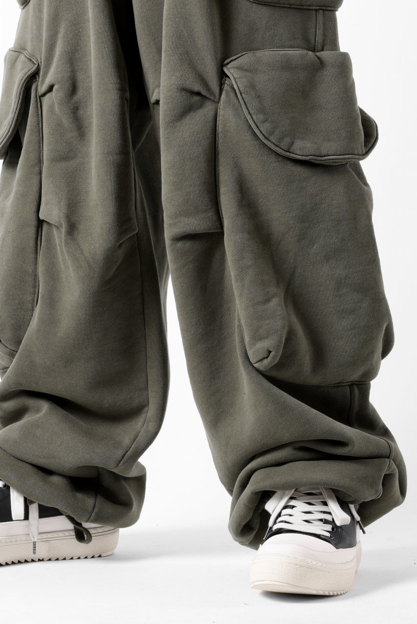 画像をギャラリービューアに読み込む, entire studios HEAVY GOCAR SWEAT PANTS (MILITARY)