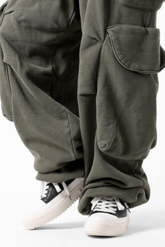 画像をギャラリービューアに読み込む, entire studios HEAVY GOCAR SWEAT PANTS (MILITARY)