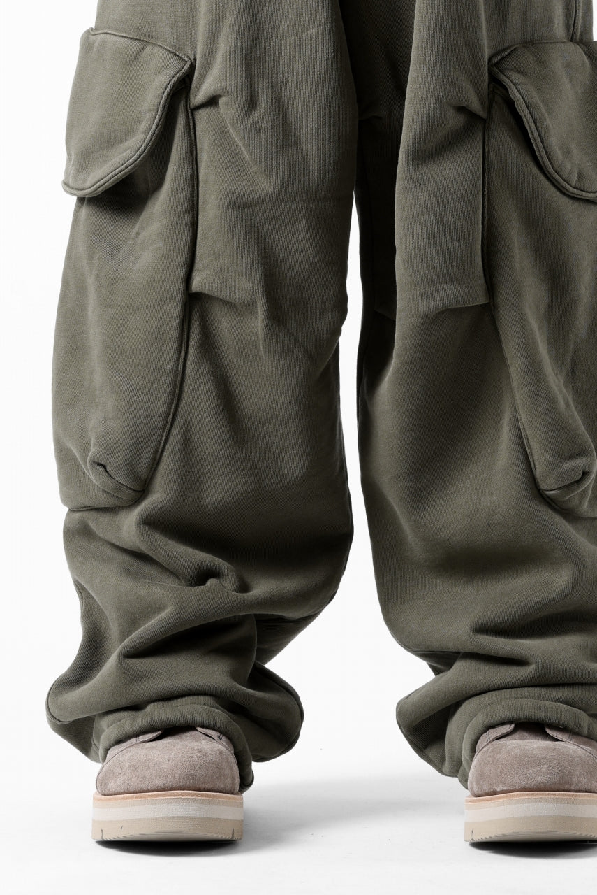 entire studios HEAVY GOCAR SWEAT PANTS (MILITARY)