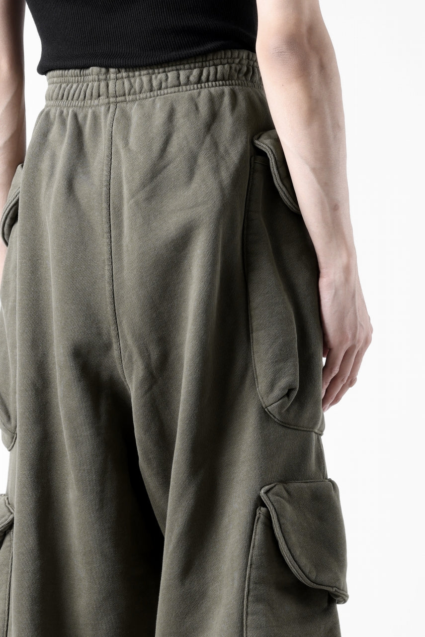 entire studios HEAVY GOCAR SWEAT PANTS (MILITARY)