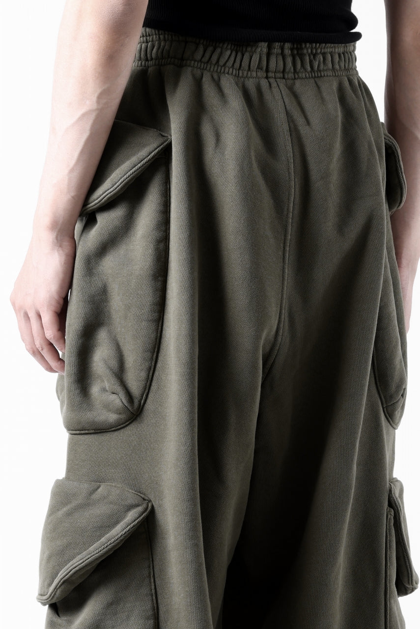 entire studios HEAVY GOCAR SWEAT PANTS (MILITARY)