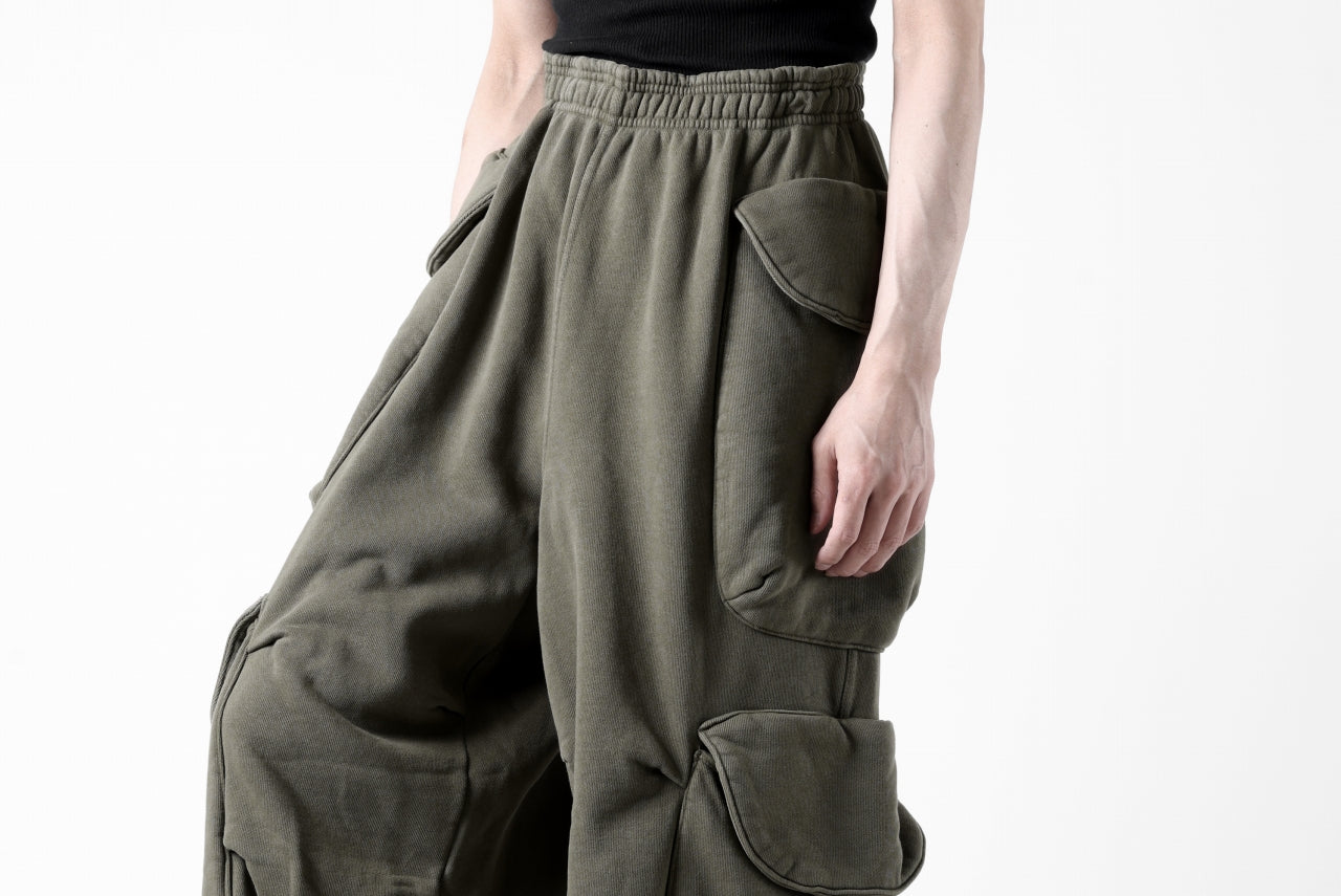 entire studios HEAVY GOCAR SWEAT PANTS (MILITARY)