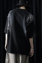 画像をギャラリービューアに読み込む, mastermind JAPAN BANDANA SS TEE / BOXY FIT (BLACK x BLACK)