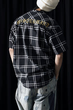 画像をギャラリービューアに読み込む, mastermind JAPAN MIXED-FABRIC POCKET SS TEE / REGULAR FIT (BLACK x BLACK)