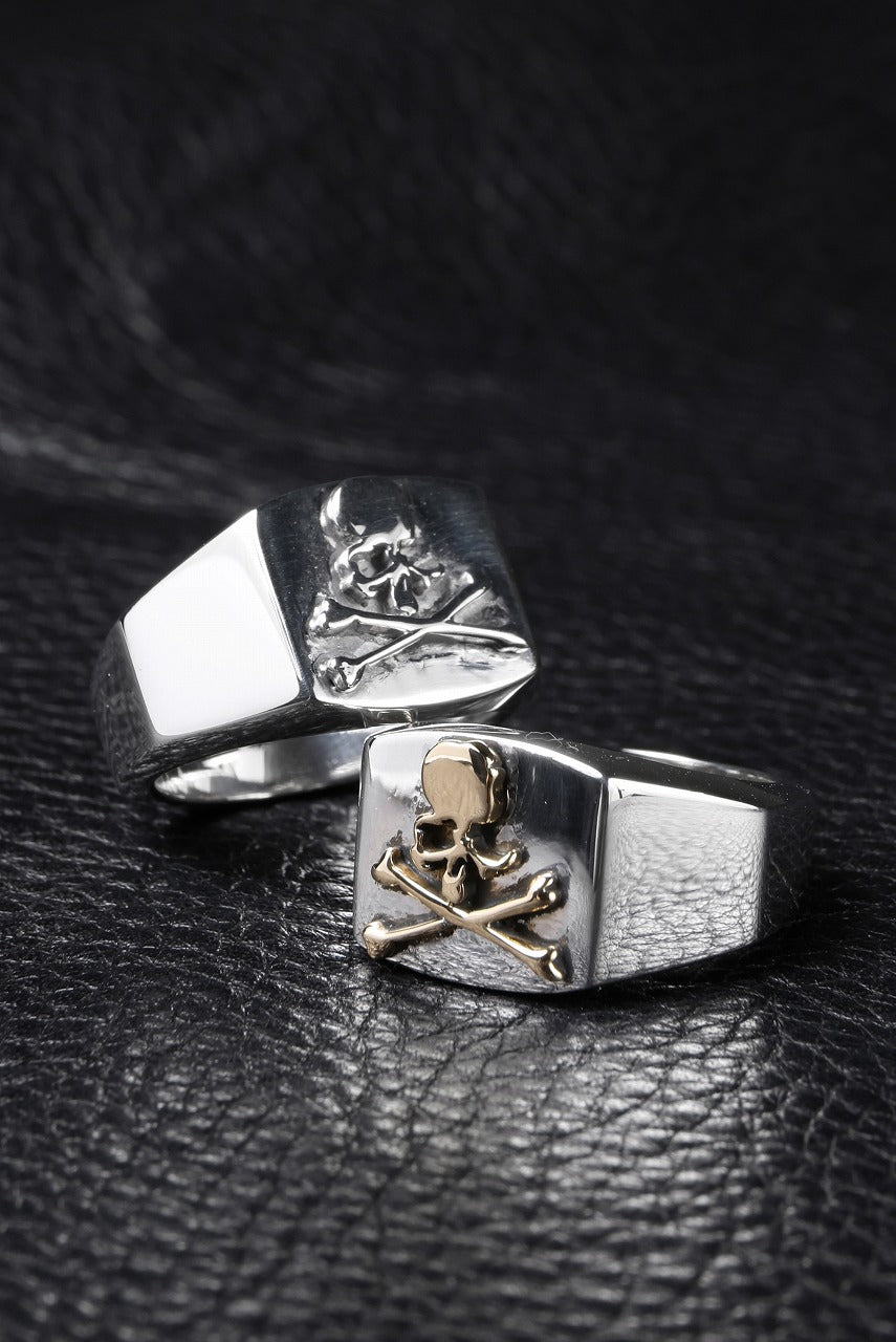 mastermind JAPAN COLLEGE RING (SILVER)