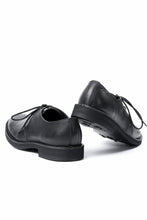 Load image into Gallery viewer, Y&#39;s for men PLAIN TOE SHOES / OIL WAX LEATHER (BLACK)