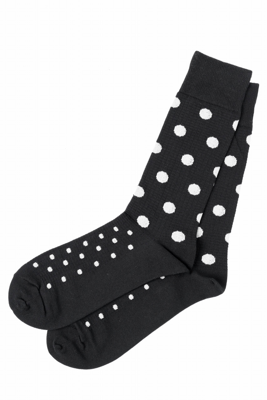 Y's for men DOT SOCKS (BLACK)