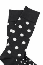 Load image into Gallery viewer, Y&#39;s for men DOT SOCKS (BLACK)